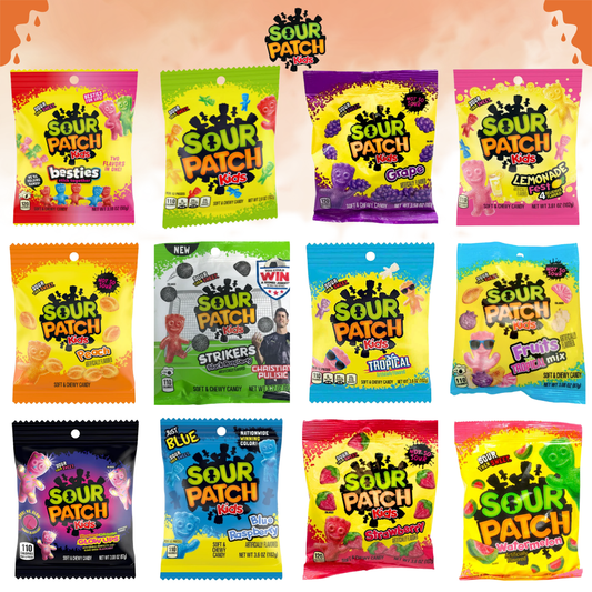 Sour Patch Kids Peg Bag Assortment Candy 36pc