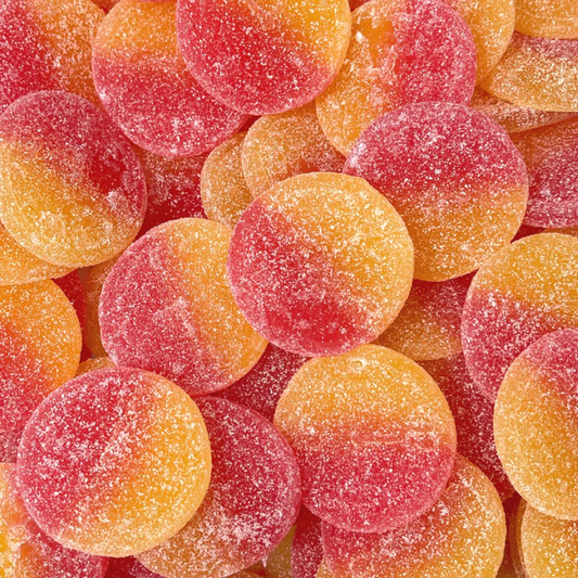 Sour Peach Clocks Gummy Candy Bulk Bag 7.70lb