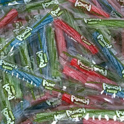 Sour Punch Minis Individually Wrapped - 25lb