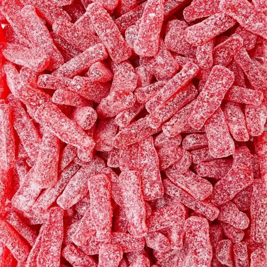 Sour Raspberry Bottle Shots Gummy Candy Bulk Bag 7.70lb