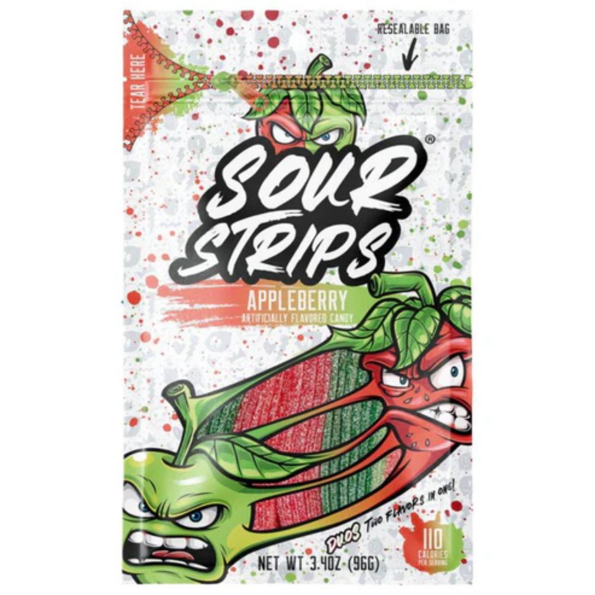 Sour Strips Appleberry 3.4oz 12ct