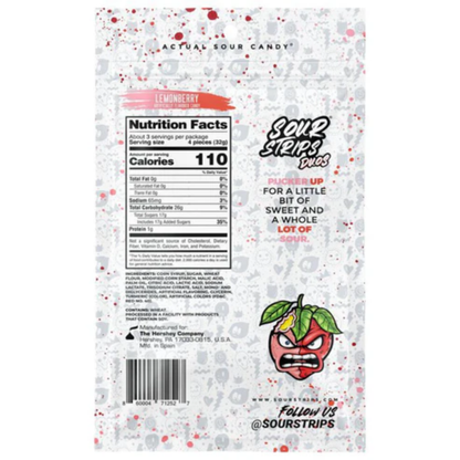 Sour Strips Lemonberry 3.4oz 12ct