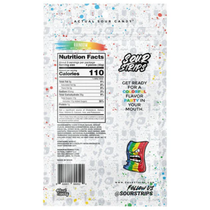 Sour Strips Rainbow 3.4oz 12ct