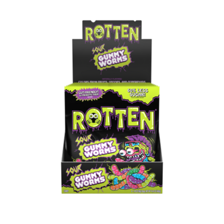 Rotten Sour Gummy Worms 1.8oz - 8ct