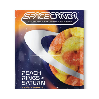 Space Candy Freeze Dried Peach Rings of Saturn 1.05oz - 12ct