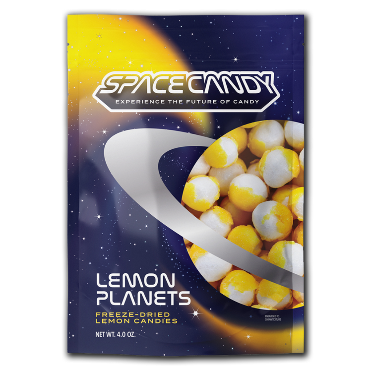 Space Candy Lemon Planets 4oz / 12ct