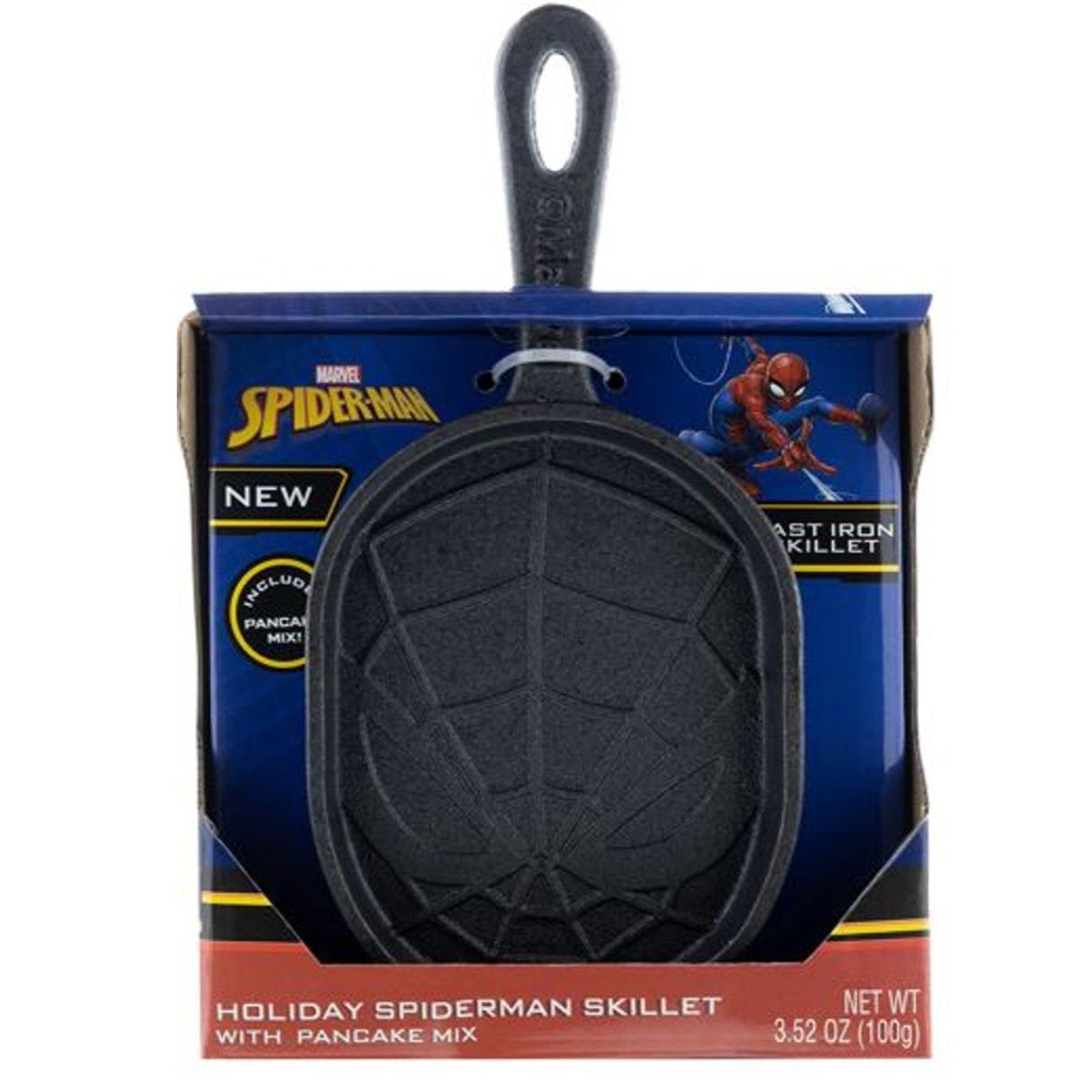 Spider-Man Pancake Skillet 4 pack, 2 Designs (case) 3.52oz - 4ct