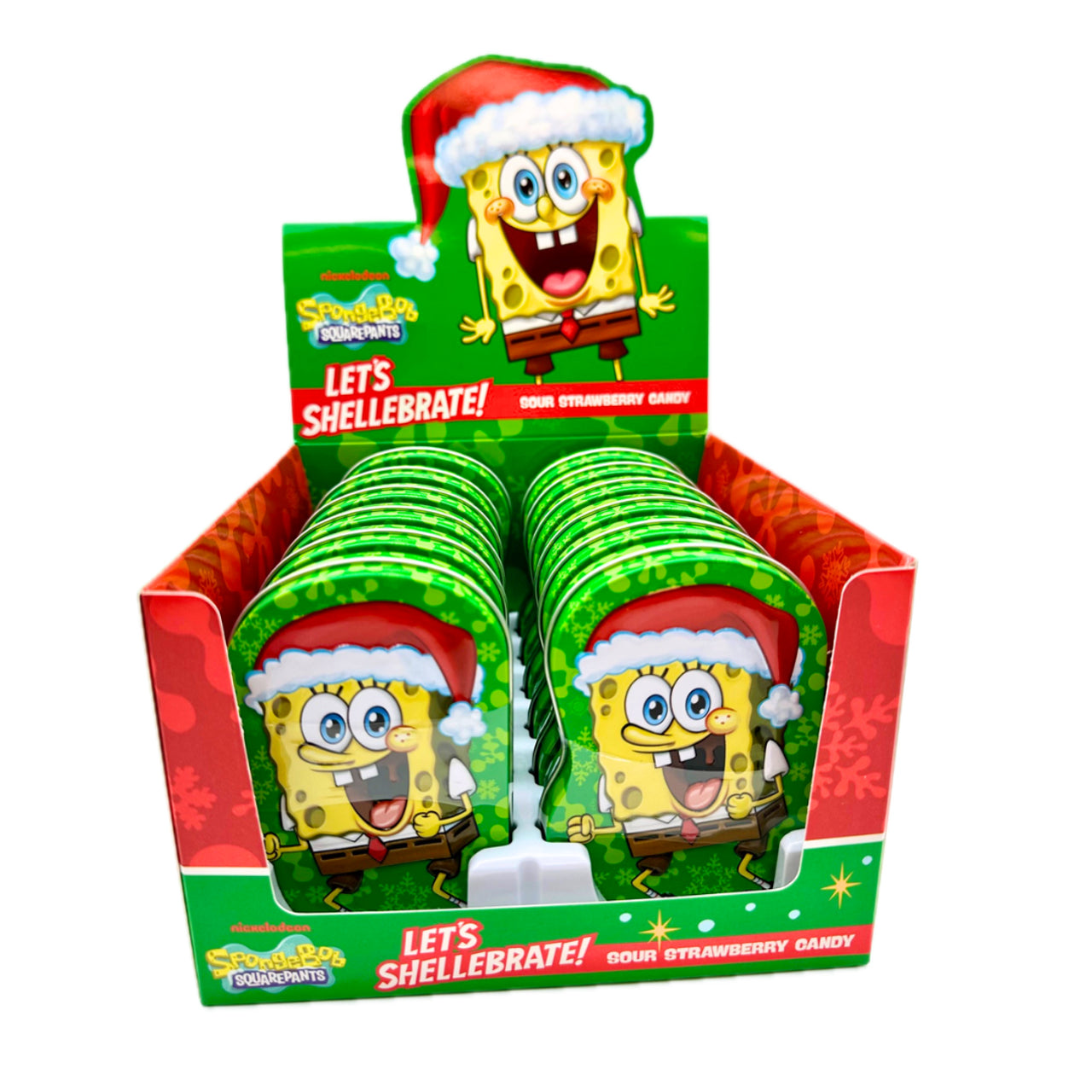 SpongeBob SquarePants Let's Shellebrate Candy Tin - 12ct