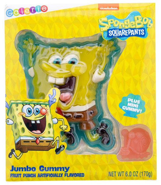 SpongeBob Christmas Jumbo Gummy 6oz - 8ct