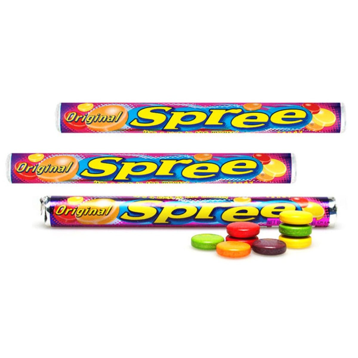 Sprees Ropes Candy Spree Candy Roll Original 1.77oz - 36ct – I Got Your Candy
