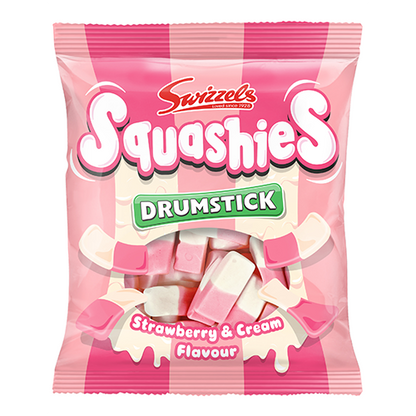 Swizzles Squashies Strawberry and Cream 120g - 12ct