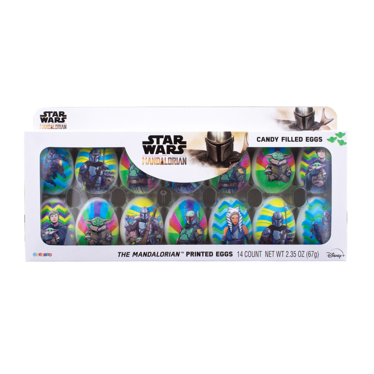 Star Wars The Mandalorian Printed Eggs with Candy (case) - 1/6ct