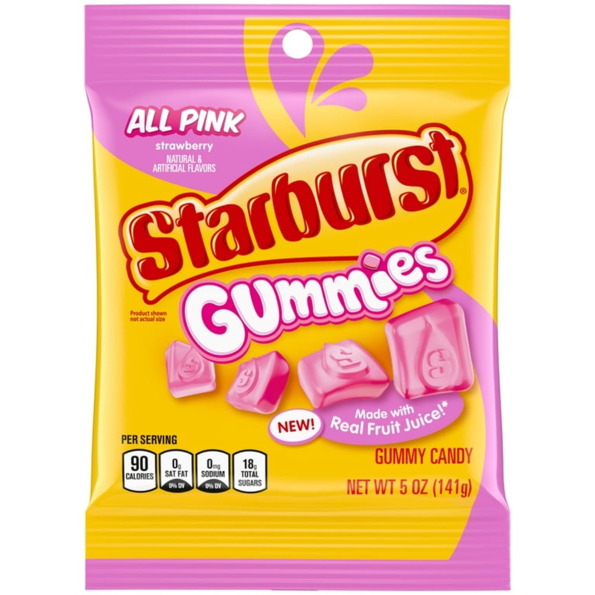 Starburst All Pink Gummies 5oz - 12ct