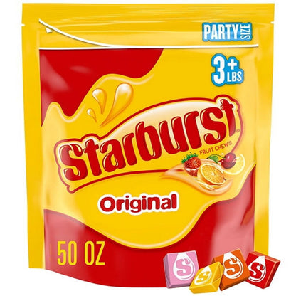 Starburst Original Party Size Chewy Candy 50oz - 6ct