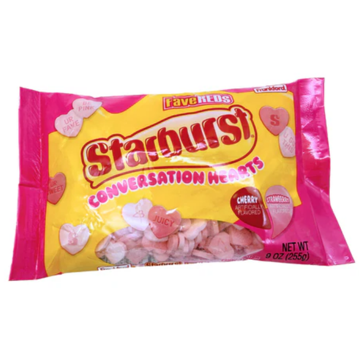 Starburst Fave Reds Conversation Hearts - 9oz 12ct