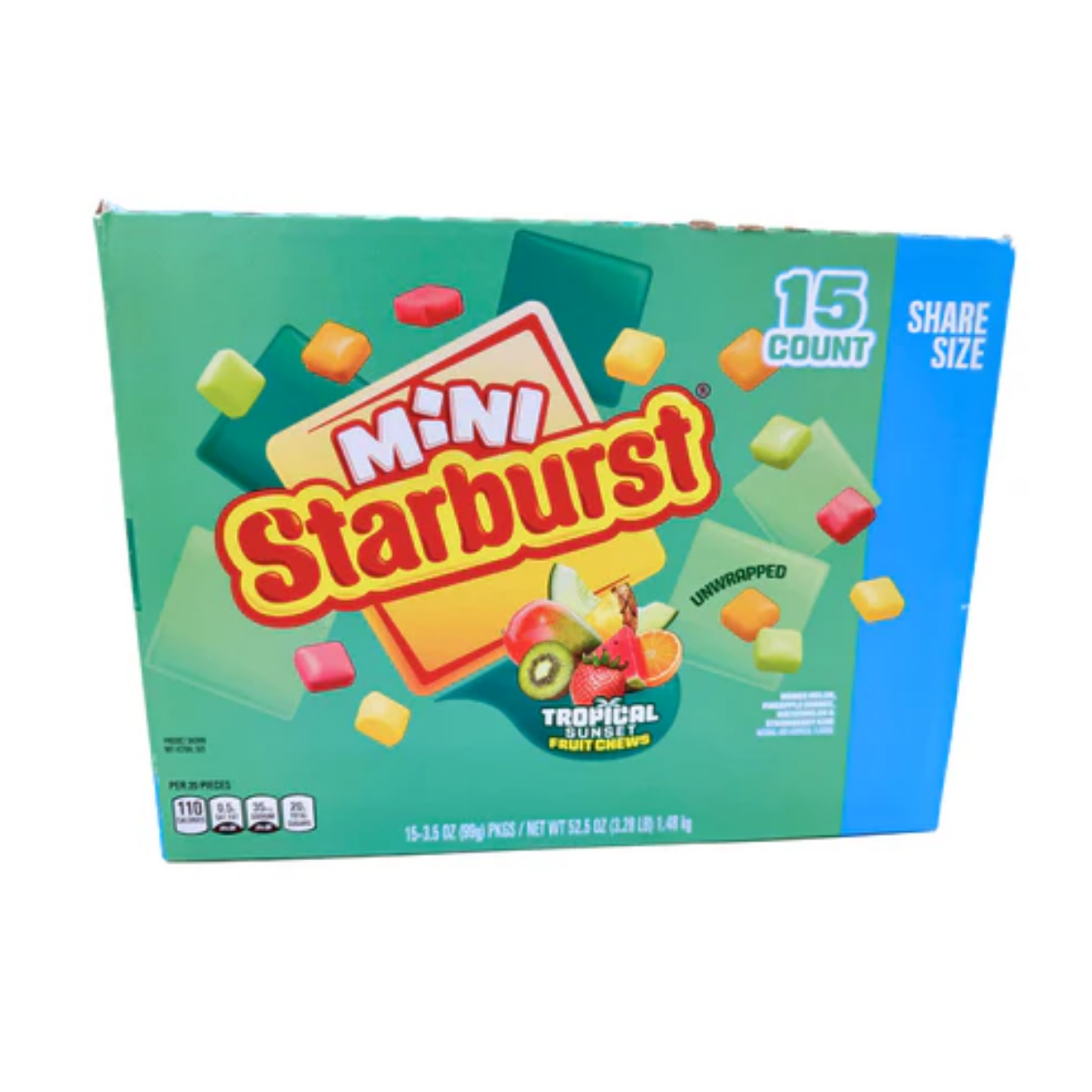 Starburst Minis Tropical Sunset 3.5oz - 15ct