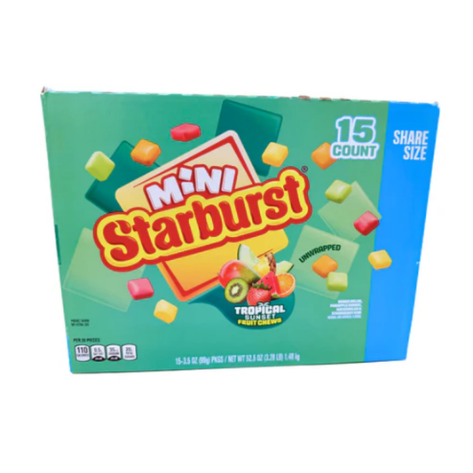 Starburst Minis Tropical Sunset 3.5oz - 15ct