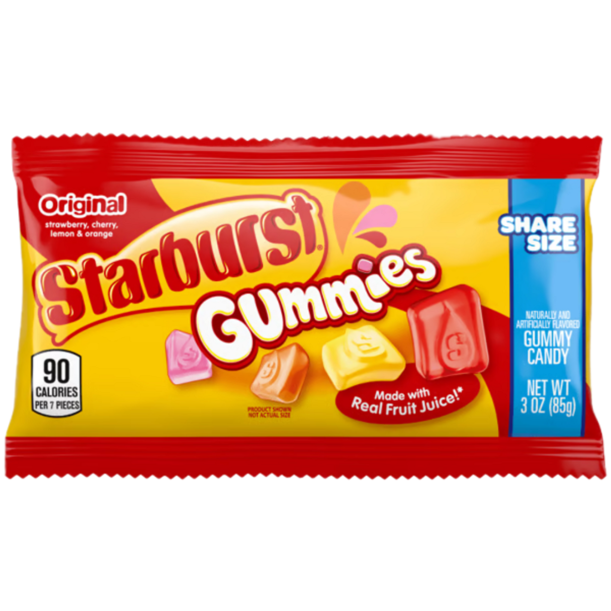 Starburst Original Gummies Share Size 3oz - 15ct