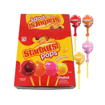 Starburst Pops .85oz - 72ct