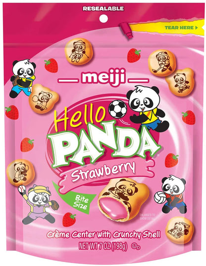 Meiji Hello Panda Strawberry  2.2oz - 6ct