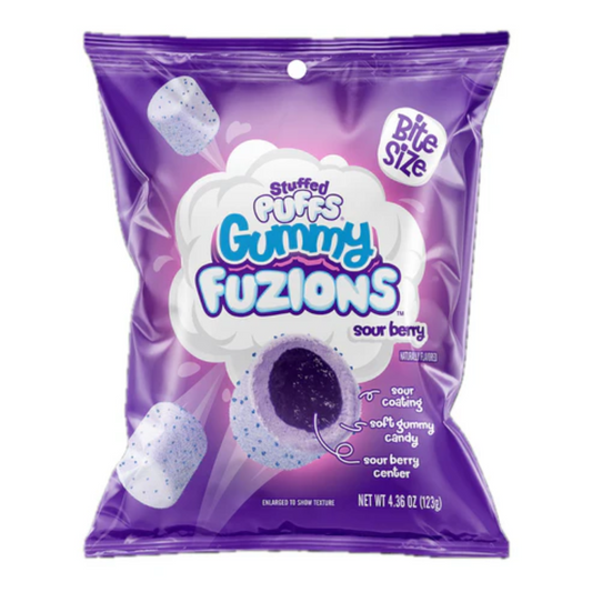 Stuffed Puffs Sour Berry Gummy Fuzions - 4.23oz 8ct