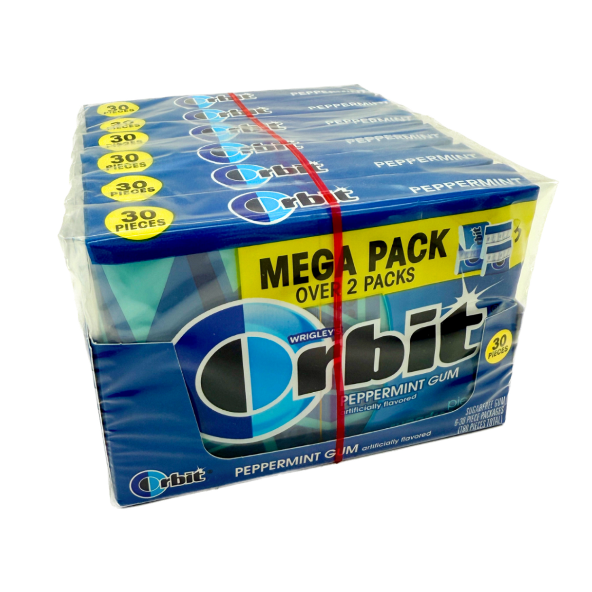 Orbit Peppermint Sugarfree Gum Mega Pack 2.8oz - 30pc / 6ct