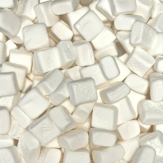 Swedish Foam Vanilla Cubes Candy Bulk Bag 1.76lb