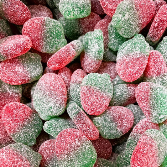 Swedish Mini Sour Strawberries Candy Bulk Bag 6.60lb