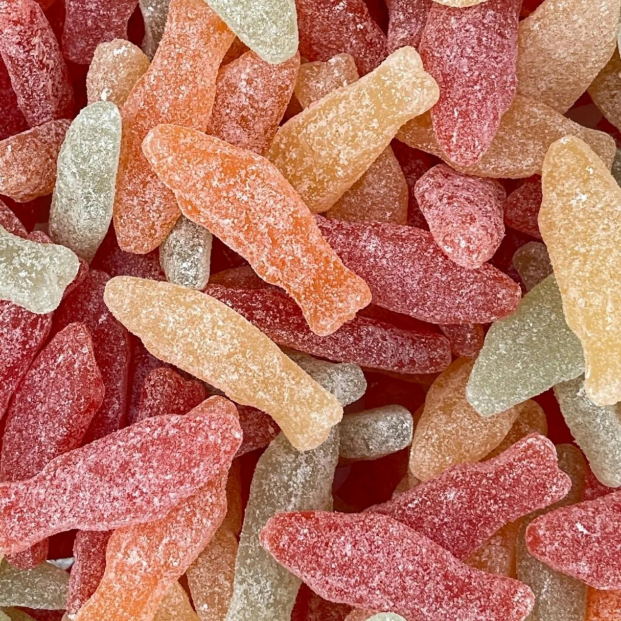 Swedish Original Sour Fish Gummy Candy Bulk Bag 6.61lb