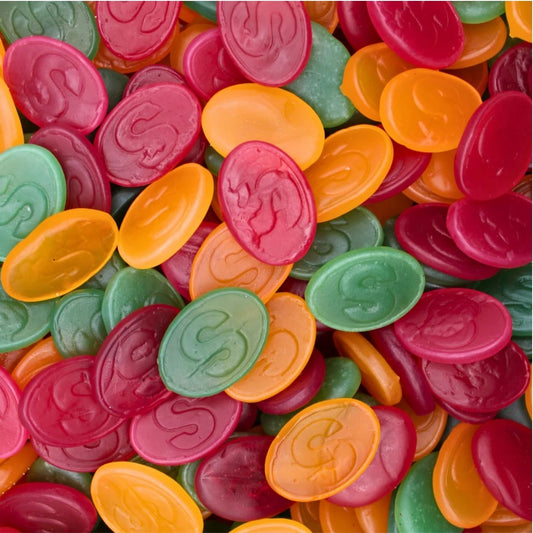 Swedish S-Märke Fruit Mix Candy  Bulk Bag 7.70lb