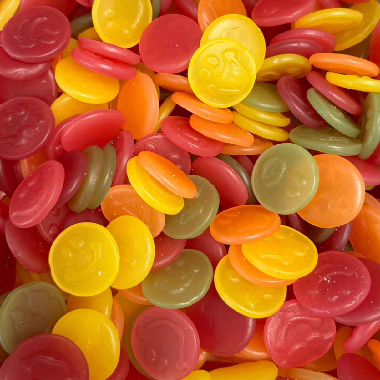 Swedish Smiley Faces Gummy Candy Bulk Bag 6.61lb