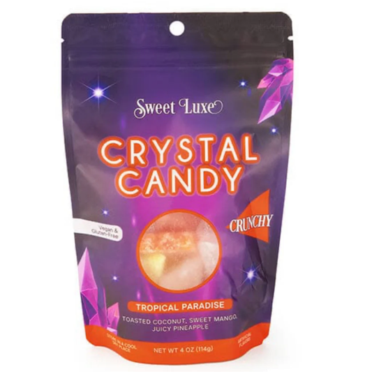 Sweet Luxe Crystal Candy Extra Crunchy Tropical Paradise 4.02oz - 12ct