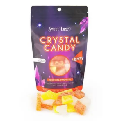 Sweet Luxe Crystal Candy Extra Crunchy Tropical Paradise 4.02oz - 12ct