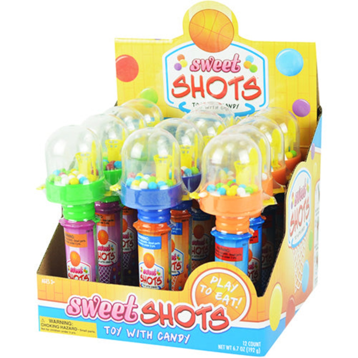 Koko's Sweet Shots Basketball Toy with Candy .56oz - 96ct
