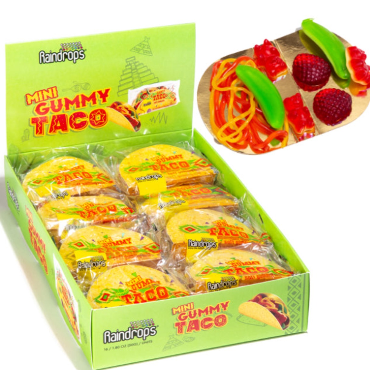 Raindrops Gummy Taco - 4.06oz