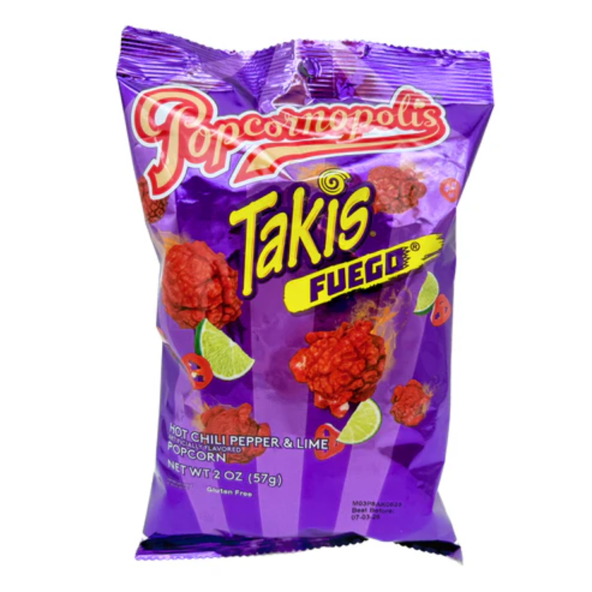 Takis Fuego Hot Chili Pepper & Lime Popcorn 2oz - 15ct
