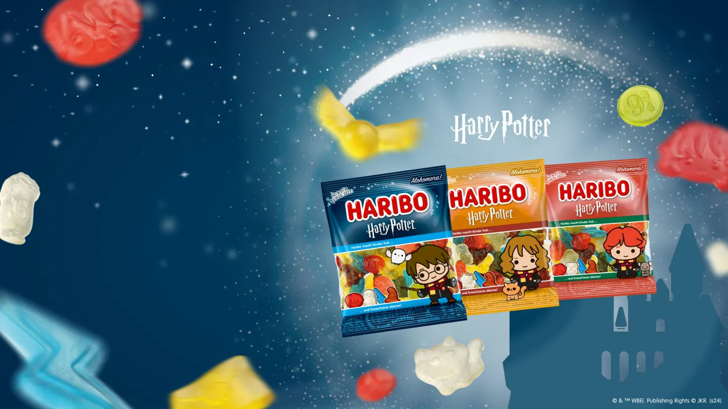 Haribo Harry Potter Hermione Gummies Peg Bag 4oz - 12ct