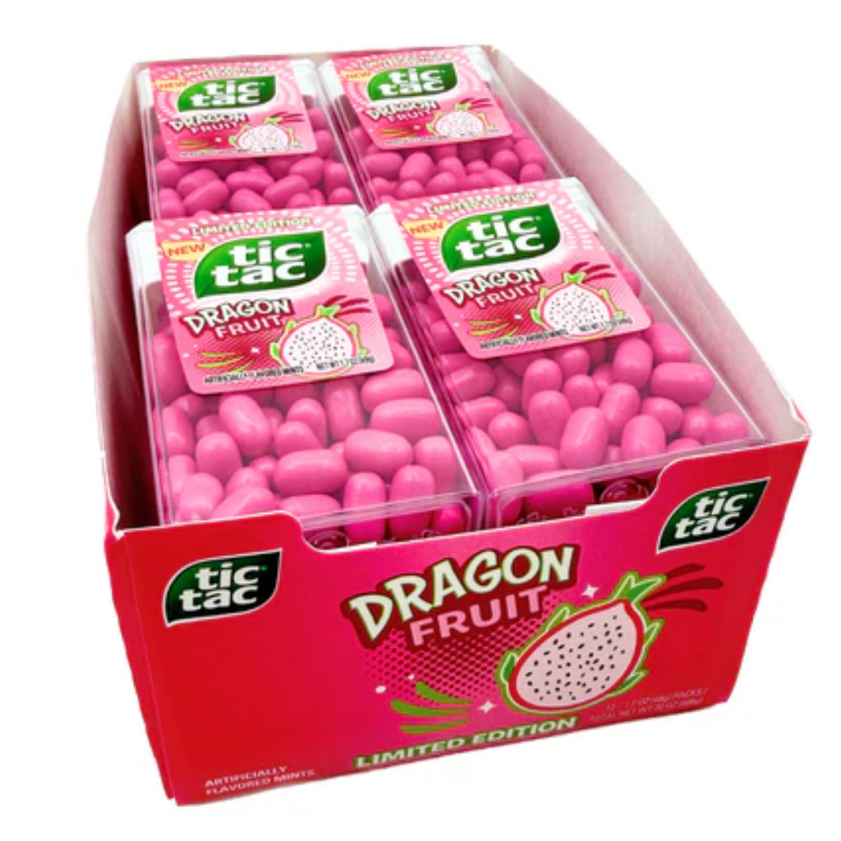 Tic Tac T100 Dragon Fruit 1.7oz - 12ct