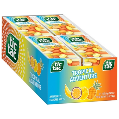 Tic Tac Tropical Adventure 1oz - 12ct