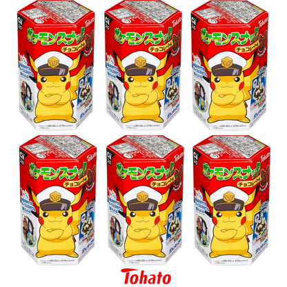 Tohato Pokemon Snack Chocolate 0.8oz 6ct