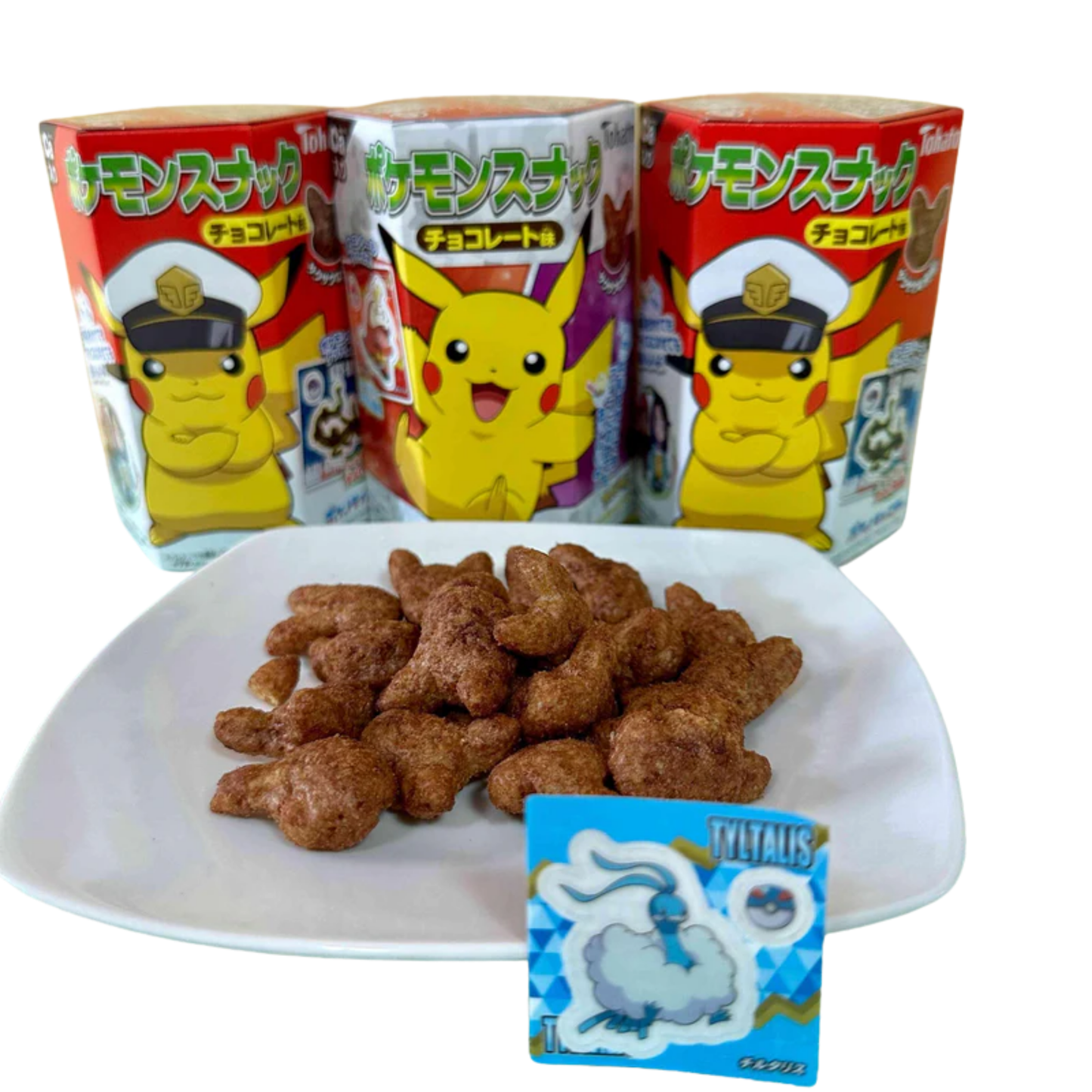 Tohato Pokemon Snack Chocolate 0.8oz 6ct