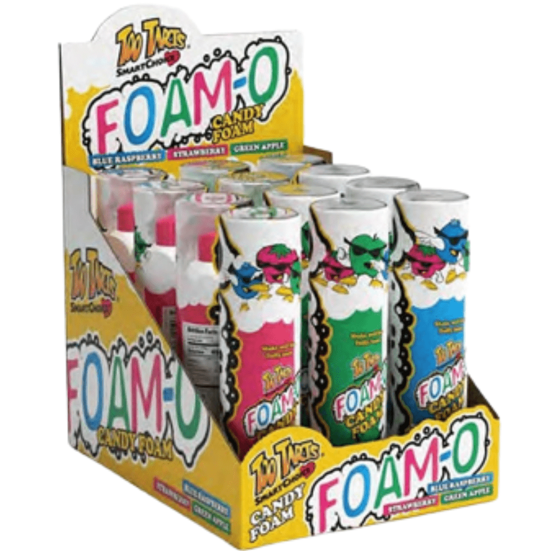 Too Tarts Foam-O Candy Foam 1.4oz - 12ct