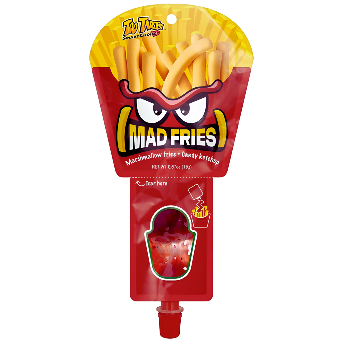 Too Tarts Mad Fries with Candy Ketchup 0.67oz 20ct