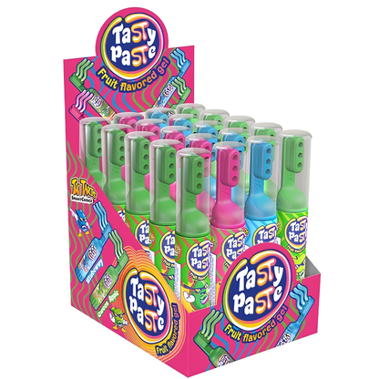 Too Tarts Toothbrush Toy Fruit Gel Candy 0.52oz 20ct