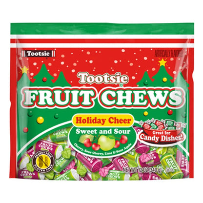 Tootsie Holiday Cheer Fruit Chews 12oz - 12ct