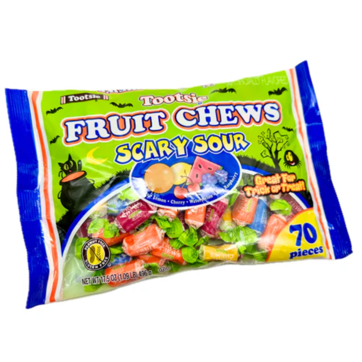 Tootsie Scary Sour Fruit Chews 17.5oz 6ct