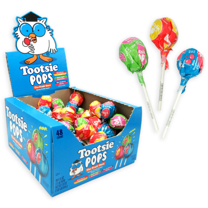 Tootsie Pops The Fruit Ones 0.6oz 48ct  ($.27/pc)
