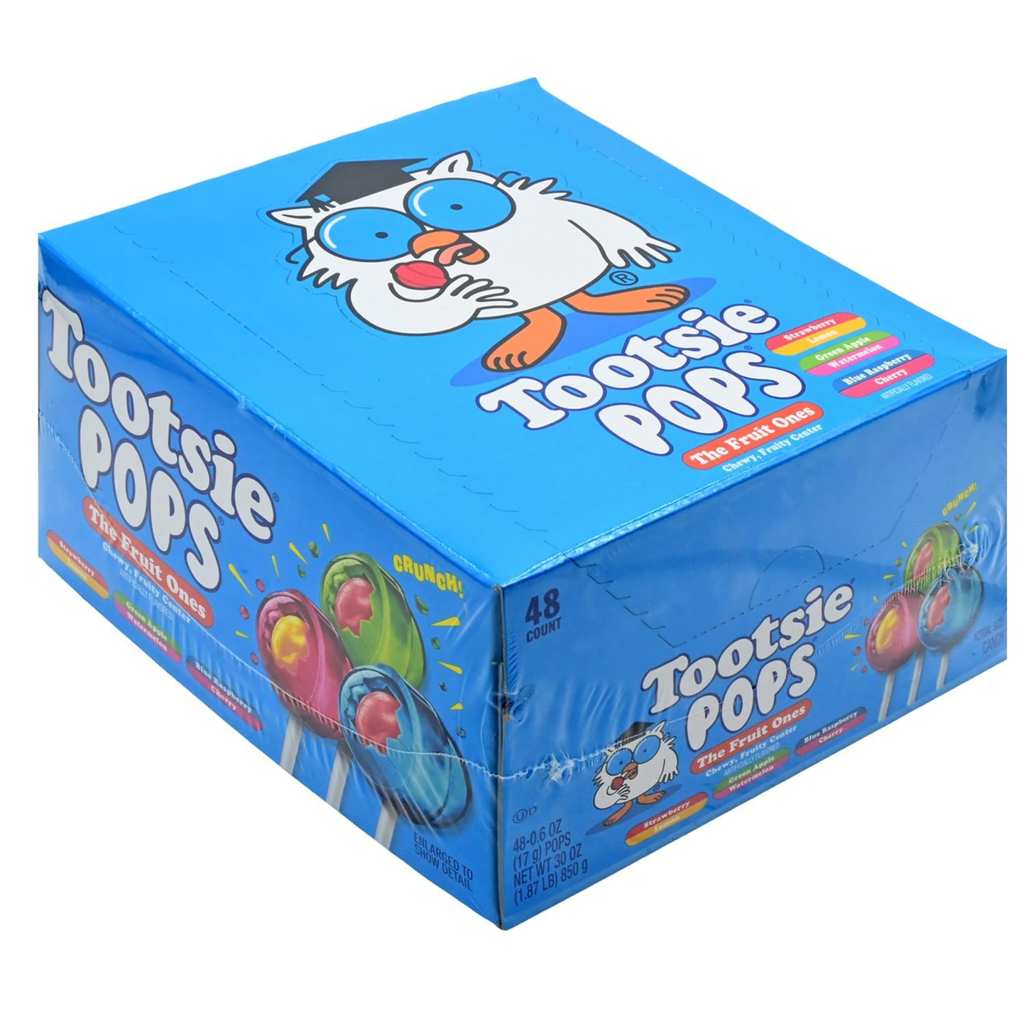 Tootsie Pops The Fruit Ones 0.6oz 48ct  ($.27/pc)