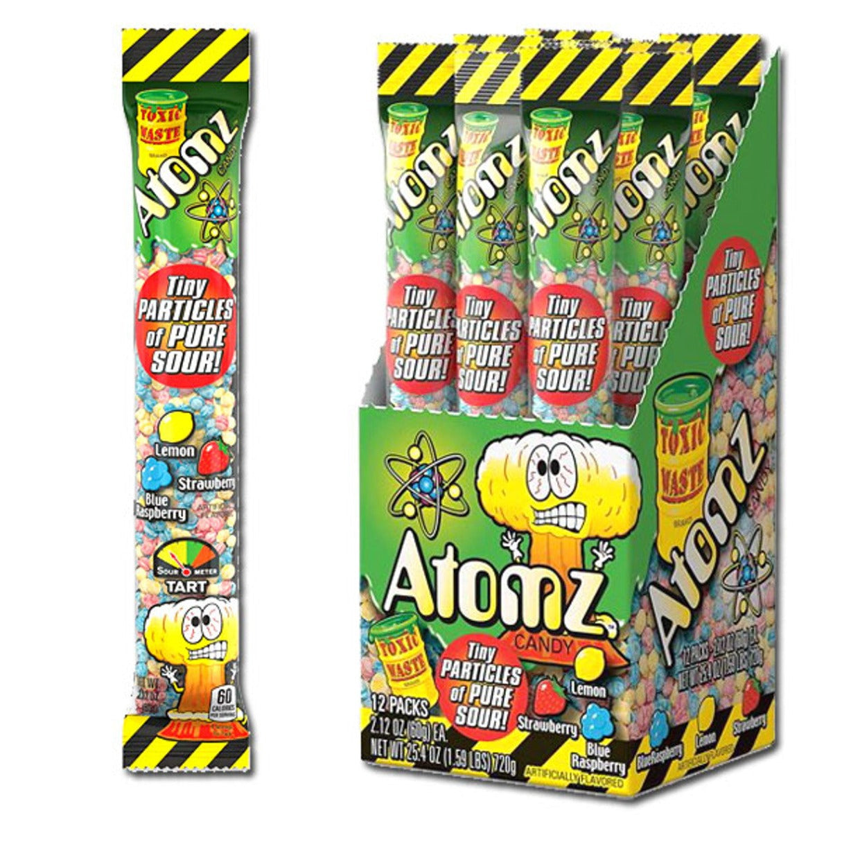 Toxic Waste Atomz Candies 2.12oz- 12ct – I Got Your Candy