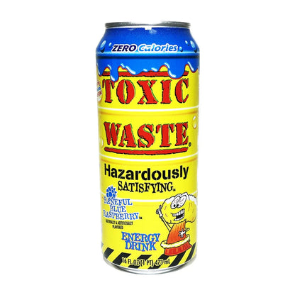 Toxic Waste Baneful Blue Raspberry Energy Drink 16oz - 4ct